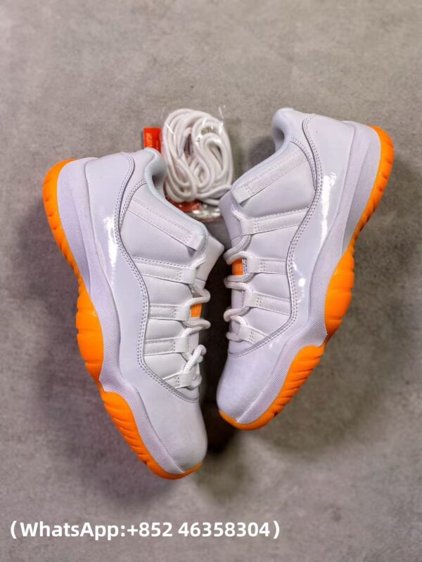AAA+ Wmns Jordan 11 Retro Low 'Bright Citrus' Replica Sneakers – 1:1 Best Copy with In-Hand Photos