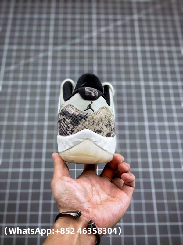 AAA+ Jordan 11 Retro Low 'Light Bone Snakeskin' Replica Sneakers – 1:1 Best Copy with In-Hand Photos
