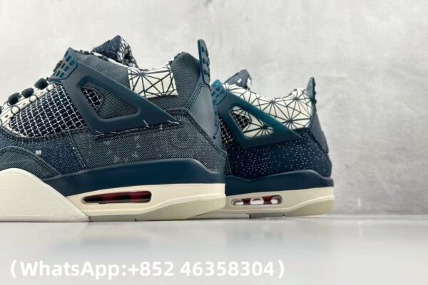 AAA+ Jordan 4 Retro SE 'Sashiko' CW0898 400 Replica Sneakers – 1:1 Best Copy with In-Hand Photos
