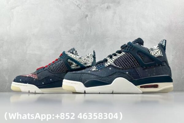 AAA+ Jordan 4 Retro SE 'Sashiko' CW0898 400 Replica Sneakers – 1:1 Best Copy with In-Hand Photos