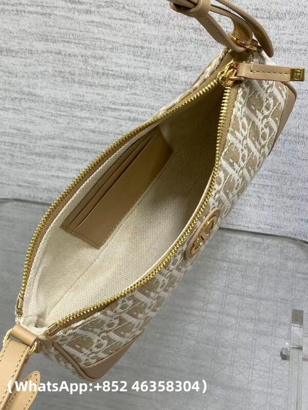 AAA+ Dior 30 Montaigne Wanderlust Mini Bag Dior Oblique Jacquard and Smooth Calfskin Replica | 1:1 Copy with In-Hand Pics