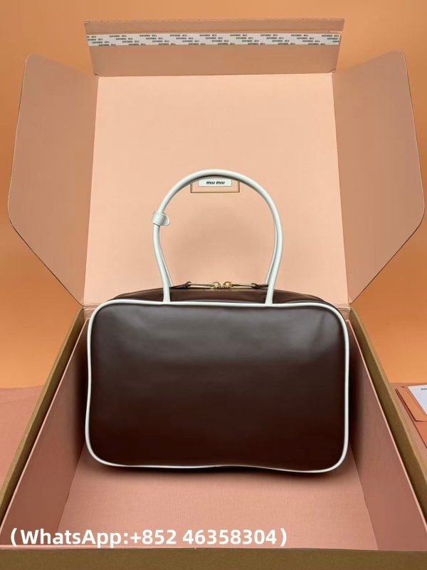 Miu Miu Beau Leather Bag Replica Bags