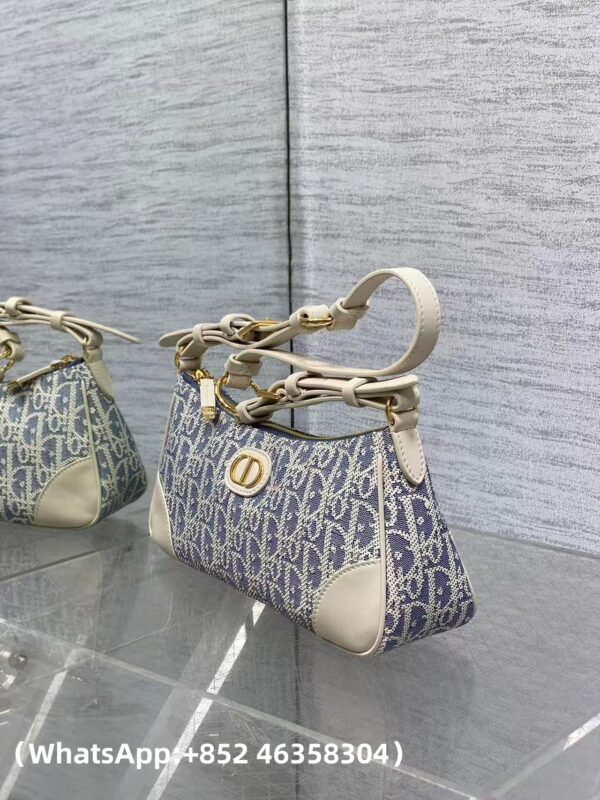 AAA+ Dior 30 Montaigne Wanderlust Mini Bag Dior Oblique Jacquard and Smooth Calfskin Replica | 1:1 Copy with In-Hand Pics