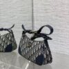 AAA+ Dior 30 Montaigne Wanderlust Mini Bag Bule Dior Oblique Jacquard and Smooth Calfskin Replica | 1:1 Copy with In-Hand Pics