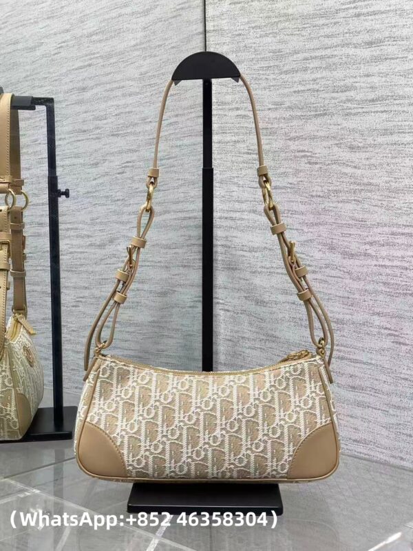 AAA+ Dior 30 Montaigne Wanderlust Mini Bag Dior Oblique Jacquard and Smooth Calfskin Replica | 1:1 Copy with In-Hand Pics