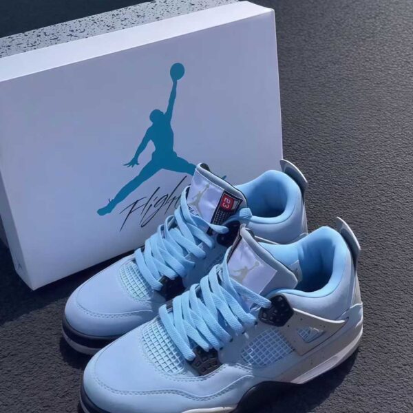 AAA+ Air Jordan 4 Retro ‘University Blue’ CT8527 400 Replica Sneakers – 1:1 Best Copy with In-Hand Photos