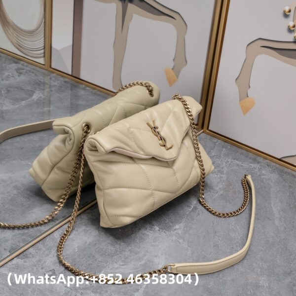 AAA+ Saint Laurent Toy Puffer in lambskin Replica | 1:1 Copy with In-Hand Pics