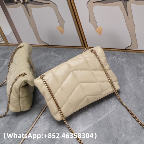 AAA+ Saint Laurent Toy Puffer in lambskin Replica | 1:1 Copy with In-Hand Pics