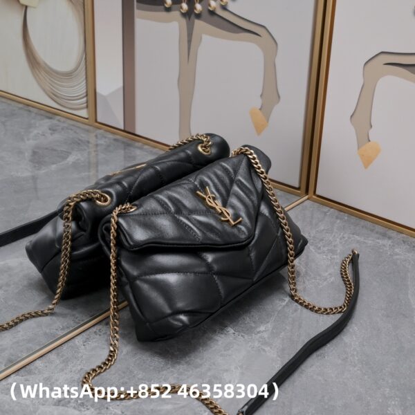 AAA+ Saint Laurent Toy Puffer in lambskin Replica | 1:1 Copy with In-Hand Pics