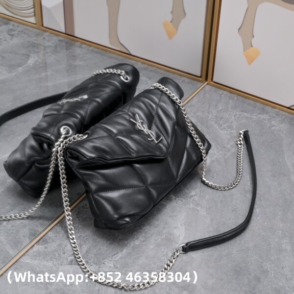 AAA+ Saint Laurent Toy Puffer in lambskin Replica | 1:1 Copy with In-Hand Pics