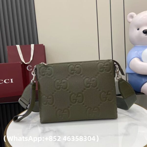 AAA+ Gucci GG Jumbo Medium Crossbody Bag Replica | 1:1 Copy with In-Hand Pics