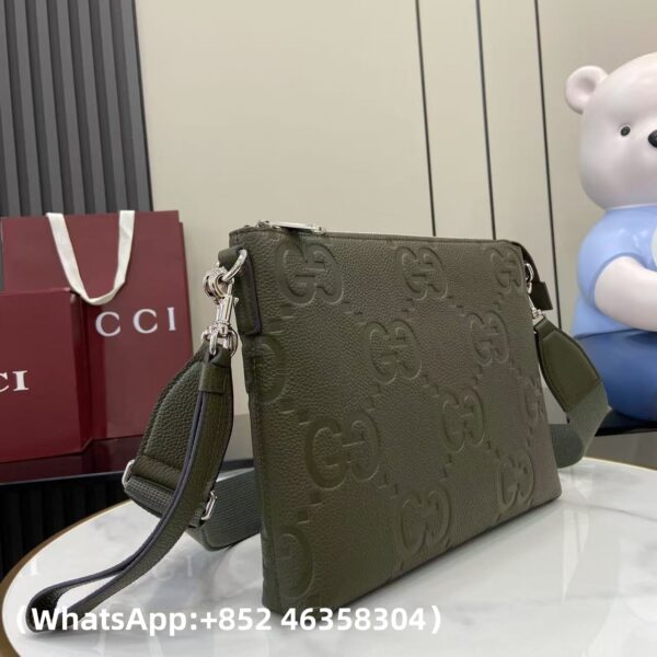 AAA+ Gucci GG Jumbo Medium Crossbody Bag Replica | 1:1 Copy with In-Hand Pics