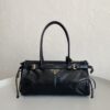 AAA+ Prada Bonnie Medium Convertible Leather Shoulder Handbag Replica | 1:1 Copy with In-Hand Pics
