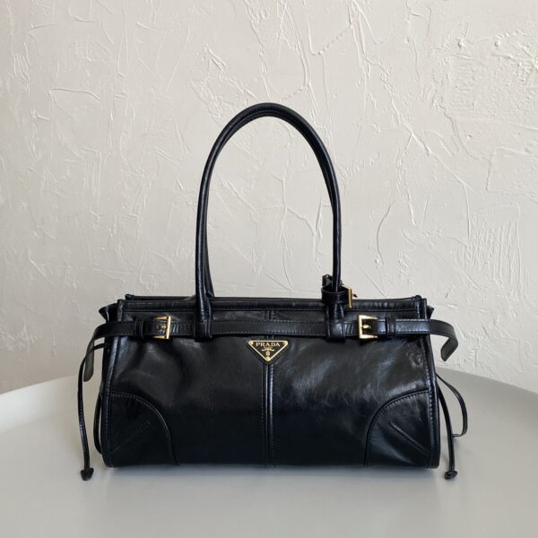 AAA+ Prada Bonnie Medium Convertible Leather Shoulder Handbag Replica | 1:1 Copy with In-Hand Pics
