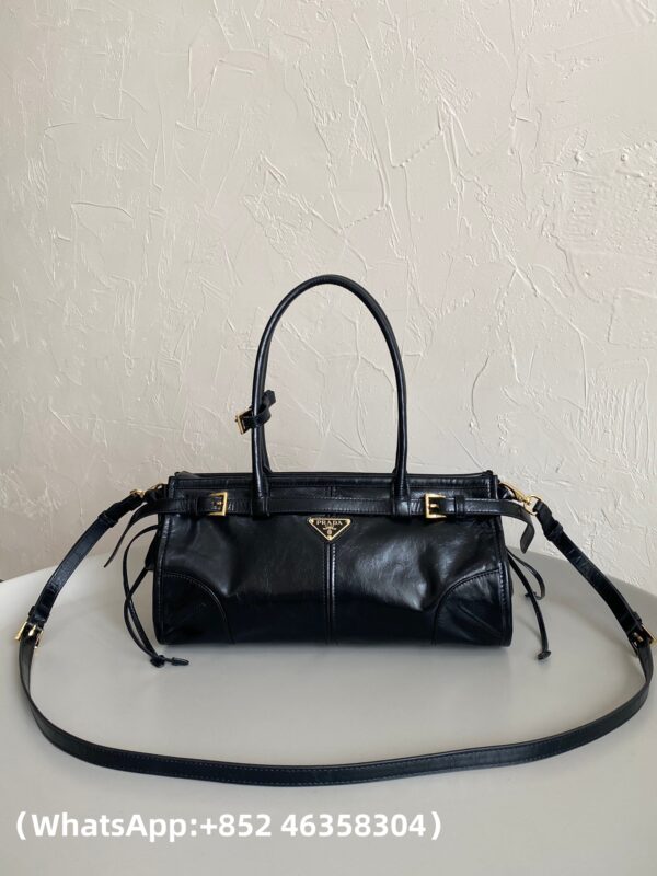 AAA+ Prada Bonnie Medium Convertible Leather Shoulder Handbag Replica | 1:1 Copy with In-Hand Pics