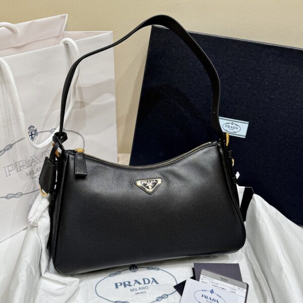 AAA+ Prada Aimee Medium Leather Shoulder Bag Replica | 1:1 Copy with In-Hand Pics