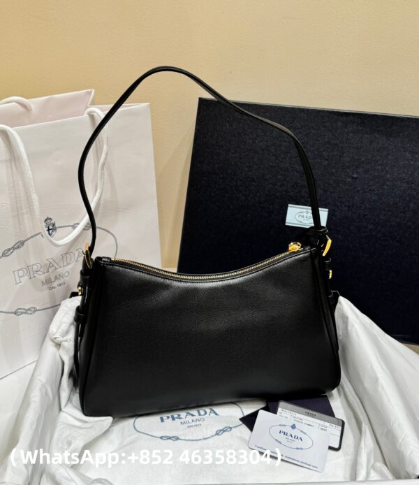 AAA+ Prada Aimee Medium Leather Shoulder Bag Replica | 1:1 Copy with In-Hand Pics