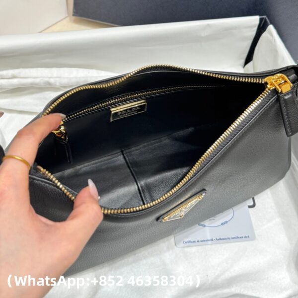 AAA+ Prada Aimee Medium Leather Shoulder Bag Replica | 1:1 Copy with In-Hand Pics