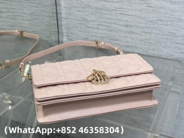 AAA+ Dior My Dior Top Handle Bag Cannage Lambskin Replica | 1:1 Copy with In-Hand Pics