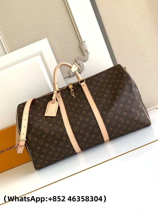 AAA+ Louis Vuitton Keepall Bandoulière 50 Replica | 1:1 Copy with In-Hand Pics