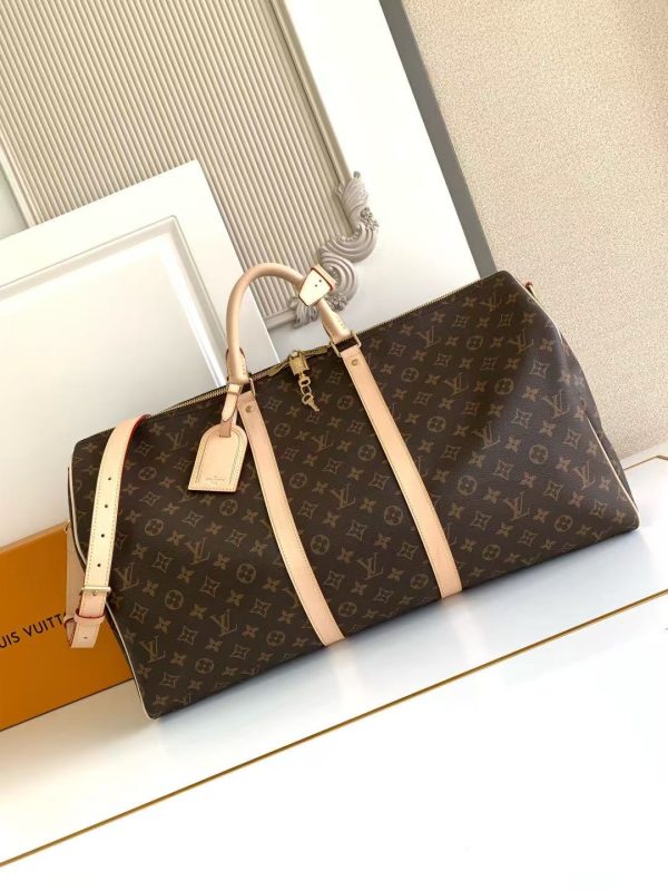 AAA+ Louis Vuitton Keepall Bandoulière 50 Replica | 1:1 Copy with In-Hand Pics