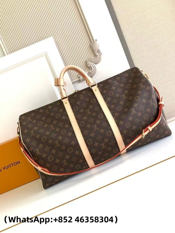 AAA+ Louis Vuitton Keepall Bandoulière 50 Replica | 1:1 Copy with In-Hand Pics