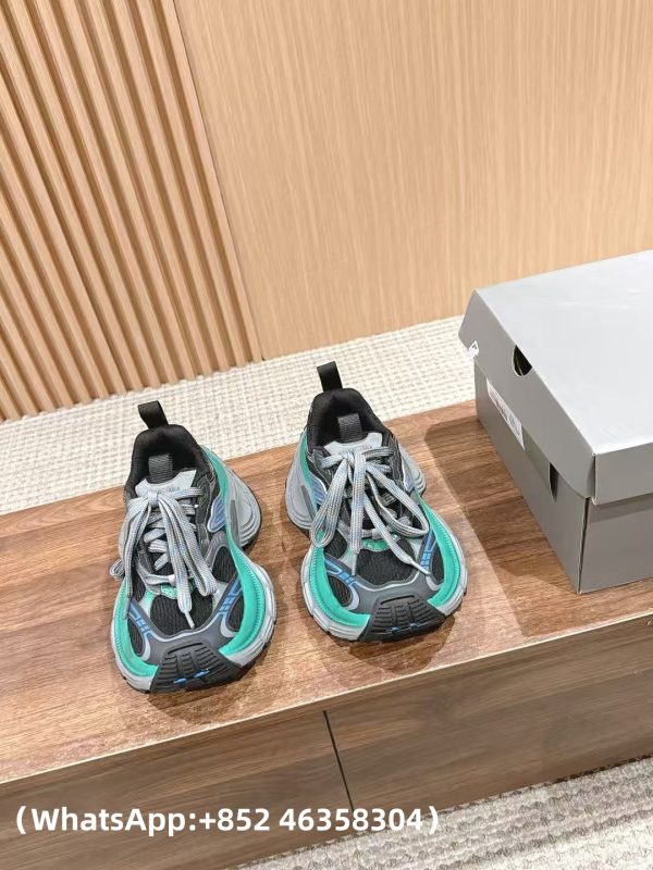 AAA+ Balenciaga 10 XL Black Blue Green 784342 W2MV2 1143 Replica Sneakers – 1:1 Best Copy with In-Hand Photos