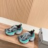 AAA+ Balenciaga 10 XL Black Blue Green 784342 W2MV2 1143 Replica Sneakers – 1:1 Best Copy with In-Hand Photos