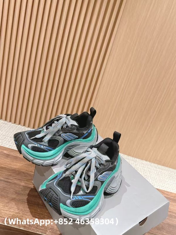 AAA+ Balenciaga 10 XL Black Blue Green 784342 W2MV2 1143 Replica Sneakers – 1:1 Best Copy with In-Hand Photos