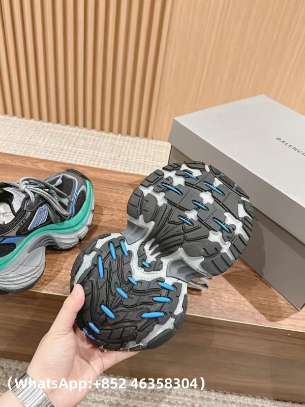 AAA+ Balenciaga 10 XL Black Blue Green 784342 W2MV2 1143 Replica Sneakers – 1:1 Best Copy with In-Hand Photos