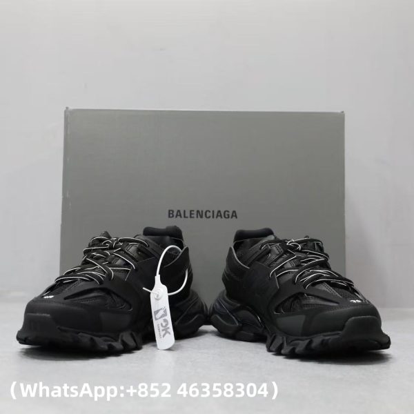 AAA+ Balenciaga Track Black 542436 W1GB1 1000 Replica Sneakers – 1:1 Best Copy with In-Hand Photos