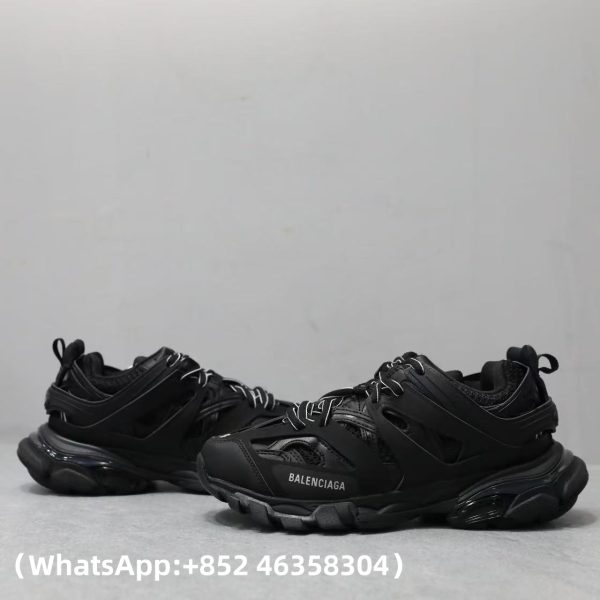 AAA+ Balenciaga Track Black 542436 W1GB1 1000 Replica Sneakers – 1:1 Best Copy with In-Hand Photos