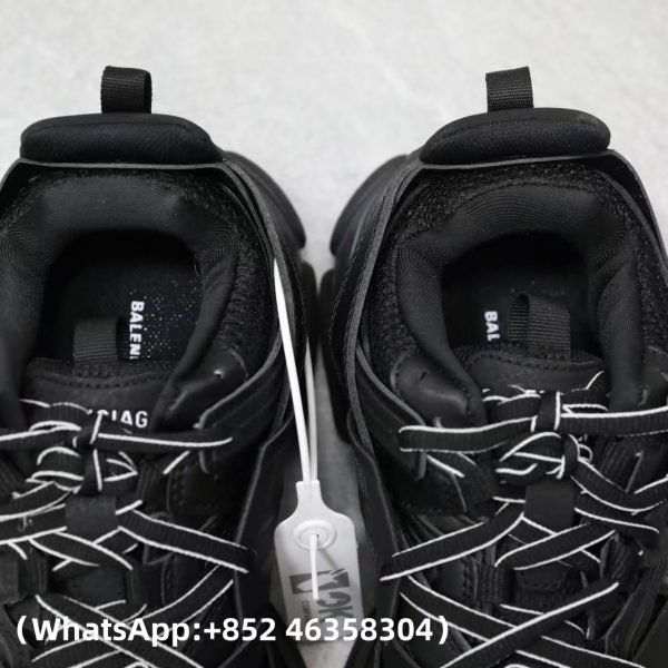 AAA+ Balenciaga Track Black 542436 W1GB1 1000 Replica Sneakers – 1:1 Best Copy with In-Hand Photos