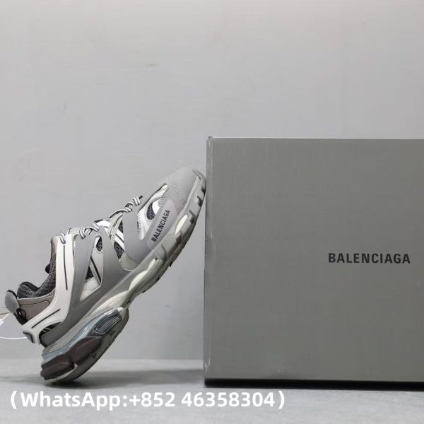 AAA+ Balenciaga Track LED Grey 555032 W1GB7 1214 Replica Sneakers – 1:1 Best Copy with In-Hand Photos