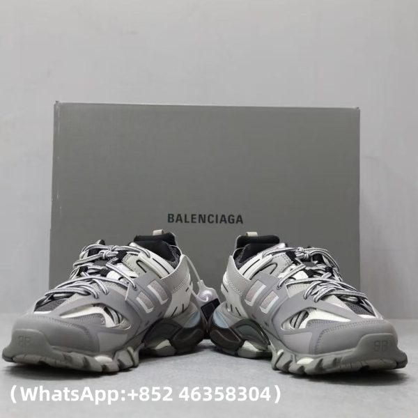 AAA+ Balenciaga Track LED Grey 555032 W1GB7 1214 Replica Sneakers – 1:1 Best Copy with In-Hand Photos