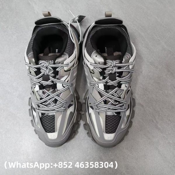 AAA+ Balenciaga Track LED Grey 555032 W1GB7 1214 Replica Sneakers – 1:1 Best Copy with In-Hand Photos