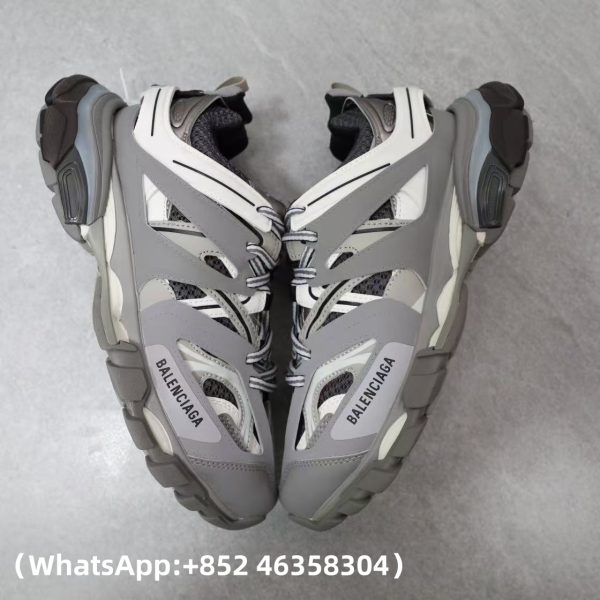AAA+ Balenciaga Track LED Grey 555032 W1GB7 1214 Replica Sneakers – 1:1 Best Copy with In-Hand Photos