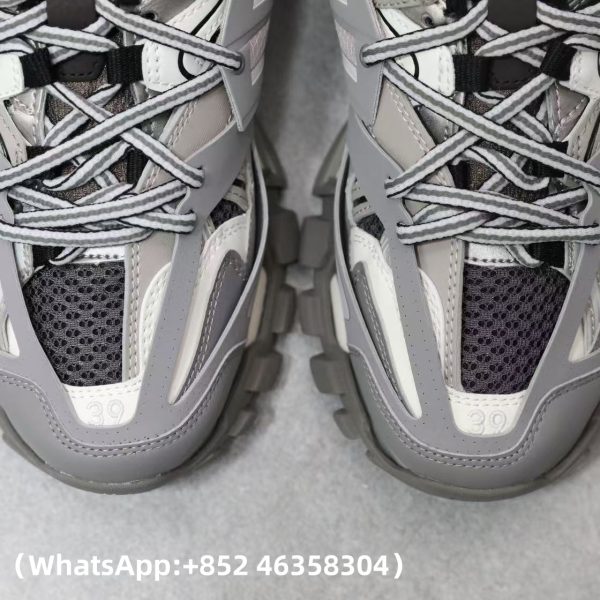 AAA+ Balenciaga Track LED Grey 555032 W1GB7 1214 Replica Sneakers – 1:1 Best Copy with In-Hand Photos