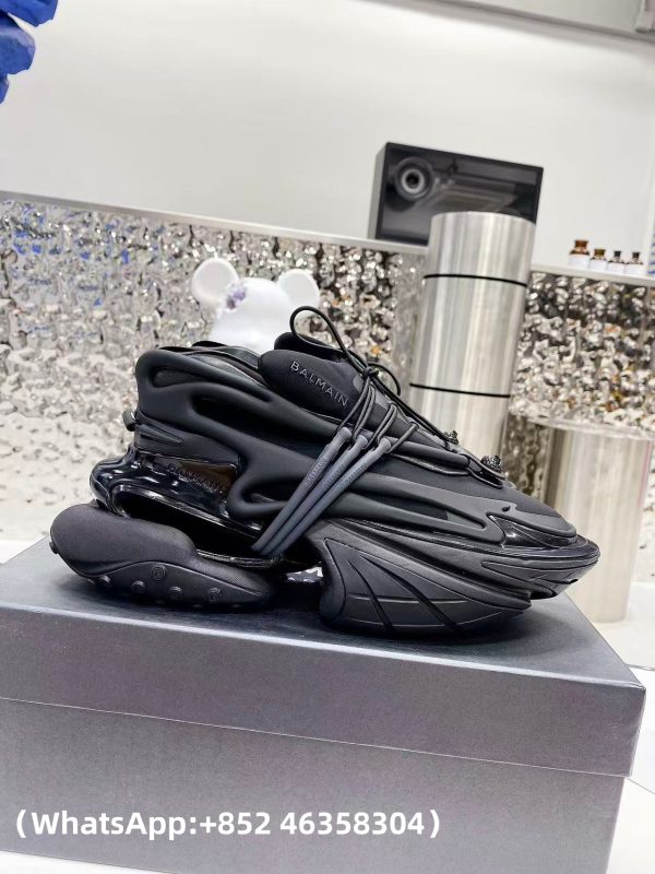 AAA+ BALMAIN Leather Unicorn low-top sneakers Replica | 1:1 Copy with In-Hand Pics