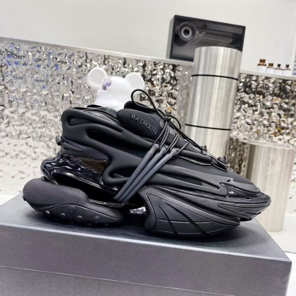 AAA+ BALMAIN Leather Unicorn low-top sneakers Replica | 1:1 Copy with In-Hand Pics