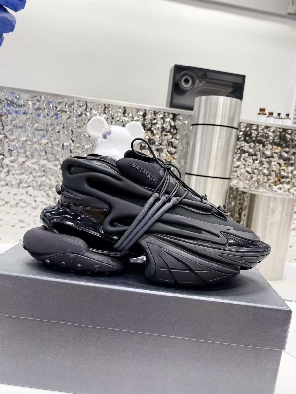 AAA+ BALMAIN Leather Unicorn low-top sneakers Replica | 1:1 Copy with In-Hand Pics
