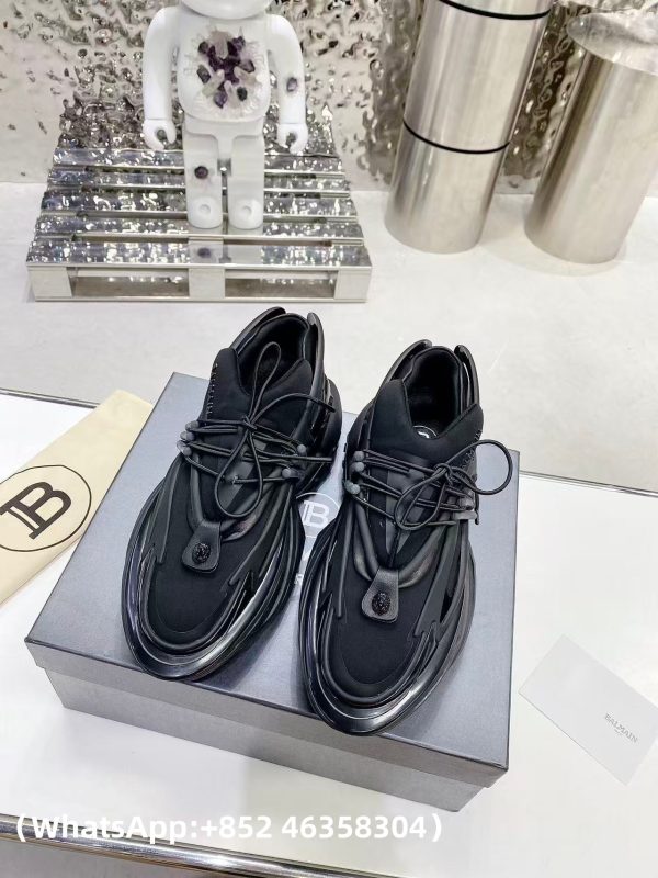 AAA+ BALMAIN Leather Unicorn low-top sneakers Replica | 1:1 Copy with In-Hand Pics
