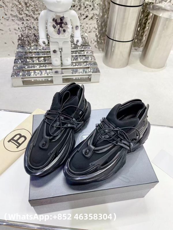 AAA+ BALMAIN Leather Unicorn low-top sneakers Replica | 1:1 Copy with In-Hand Pics