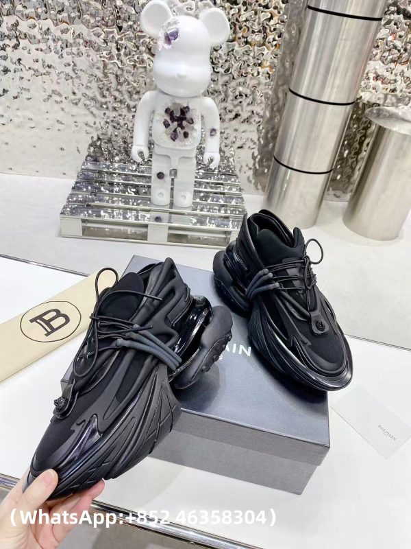 AAA+ BALMAIN Leather Unicorn low-top sneakers Replica | 1:1 Copy with In-Hand Pics