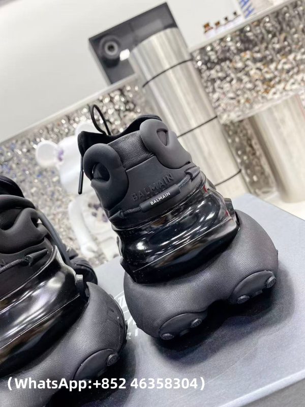 AAA+ BALMAIN Leather Unicorn low-top sneakers Replica | 1:1 Copy with In-Hand Pics