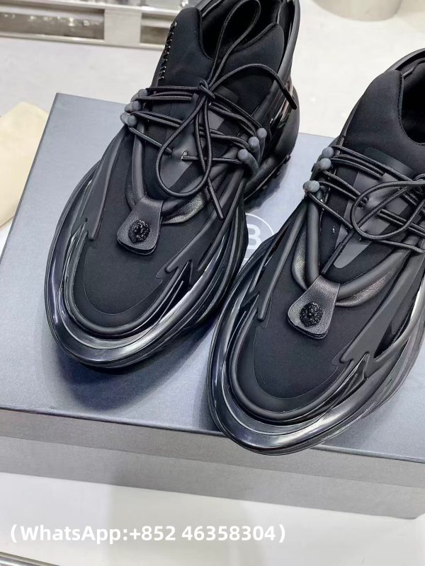 AAA+ BALMAIN Leather Unicorn low-top sneakers Replica | 1:1 Copy with In-Hand Pics
