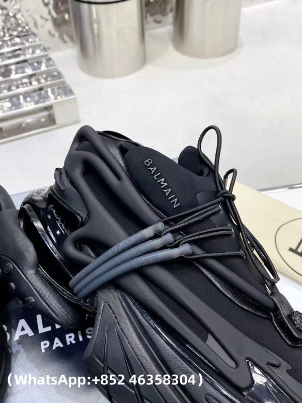AAA+ BALMAIN Leather Unicorn low-top sneakers Replica | 1:1 Copy with In-Hand Pics