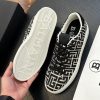 AAA+ BALMAIN Monogram jacquard B-Court sneakers Replica | 1:1 Copy with In-Hand Pics