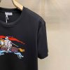 AAA+ Burberry 2025 new knight print short-sleeved T-shirt Replica | 1:1 Copy with In-Hand Pics