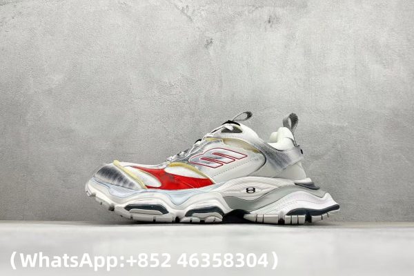 AAA+ Balenciaga CARGO Sneaker White Red Replica Sneakers – 1:1 Best Copy with In-Hand Photos